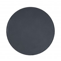 Servierplatte Schiefer rund, groß - schwarz